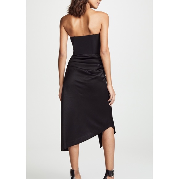 Ramy Brook Carmen Metallic Strapless Dress Size 4 MSRP $525 - Picture 3 of 6